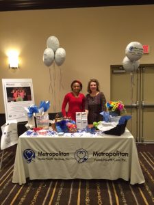 Staffing Coordinator, Martha Estriplet and Outreach Coordinator, Roslyn Arpiarian at ElderFair 2015